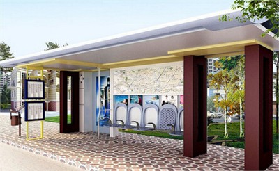 江蘇海門新建標(biāo)準(zhǔn)化公交候車亭服務(wù)市民 江蘇海門新建標(biāo)準(zhǔn)化公交候車亭服務(wù)市民