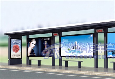 廣東江門升級新款公交候車亭 廣東江門升級新款公交候車亭