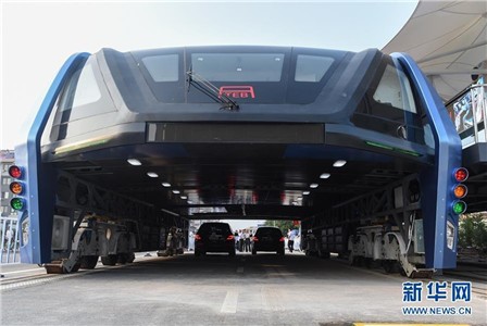 【分享】“空中巴士”巴鐵試驗(yàn)車路面測(cè)試 可載客300人