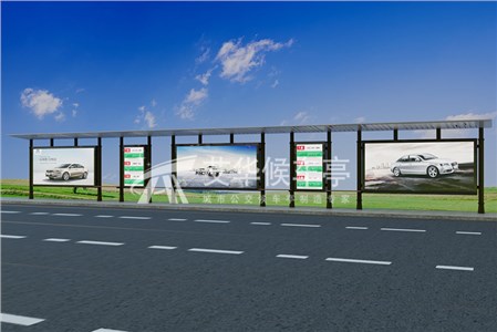 [19-10.5]江蘇省南京定制款羅馬柱公交候車(chē)亭發(fā)貨