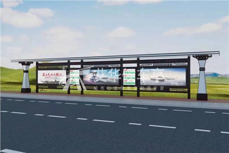 [19-10.19]甘肅省定制款公交候車(chē)亭發(fā)貨