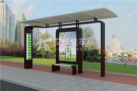 [19-10.24]內蒙古定制款公交候車亭發(fā)貨