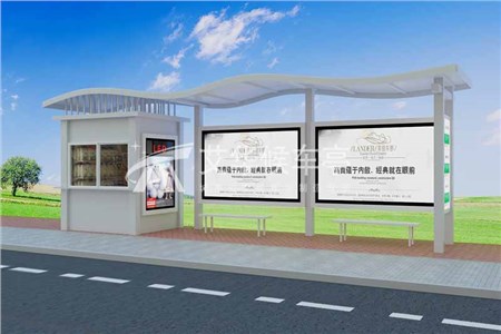 [19-10.31]甘肅省定制帶崗亭款公交候車亭兩車齊發(fā)