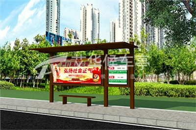 [20.6.21]山西公交候車亭項目發(fā)貨