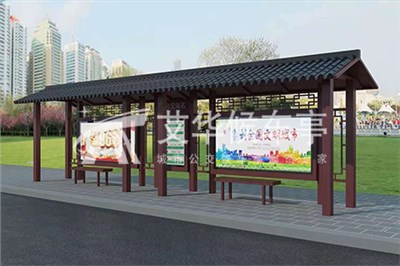 [21.5.22]甘肅省定制仿古候車(chē)亭發(fā)貨