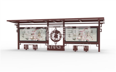 [24.1.12]山東省某市定制款公交候車亭項目發(fā)貨